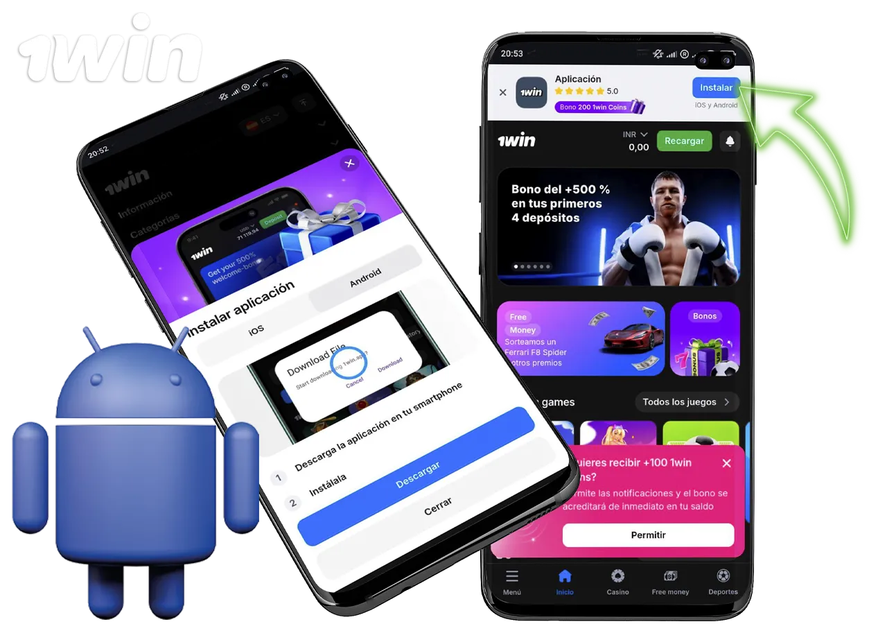 1Win App para Android