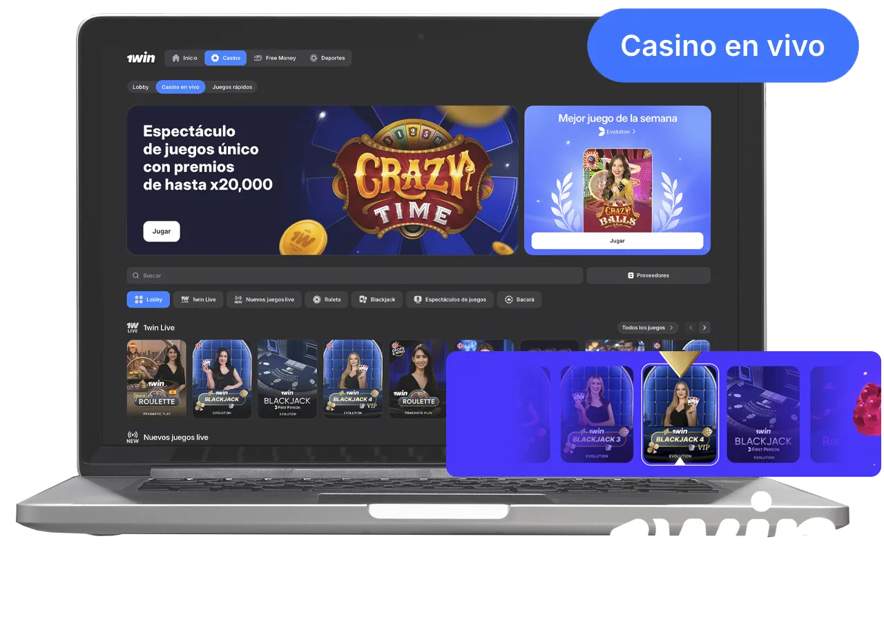 1win Juegos Casino en vivo