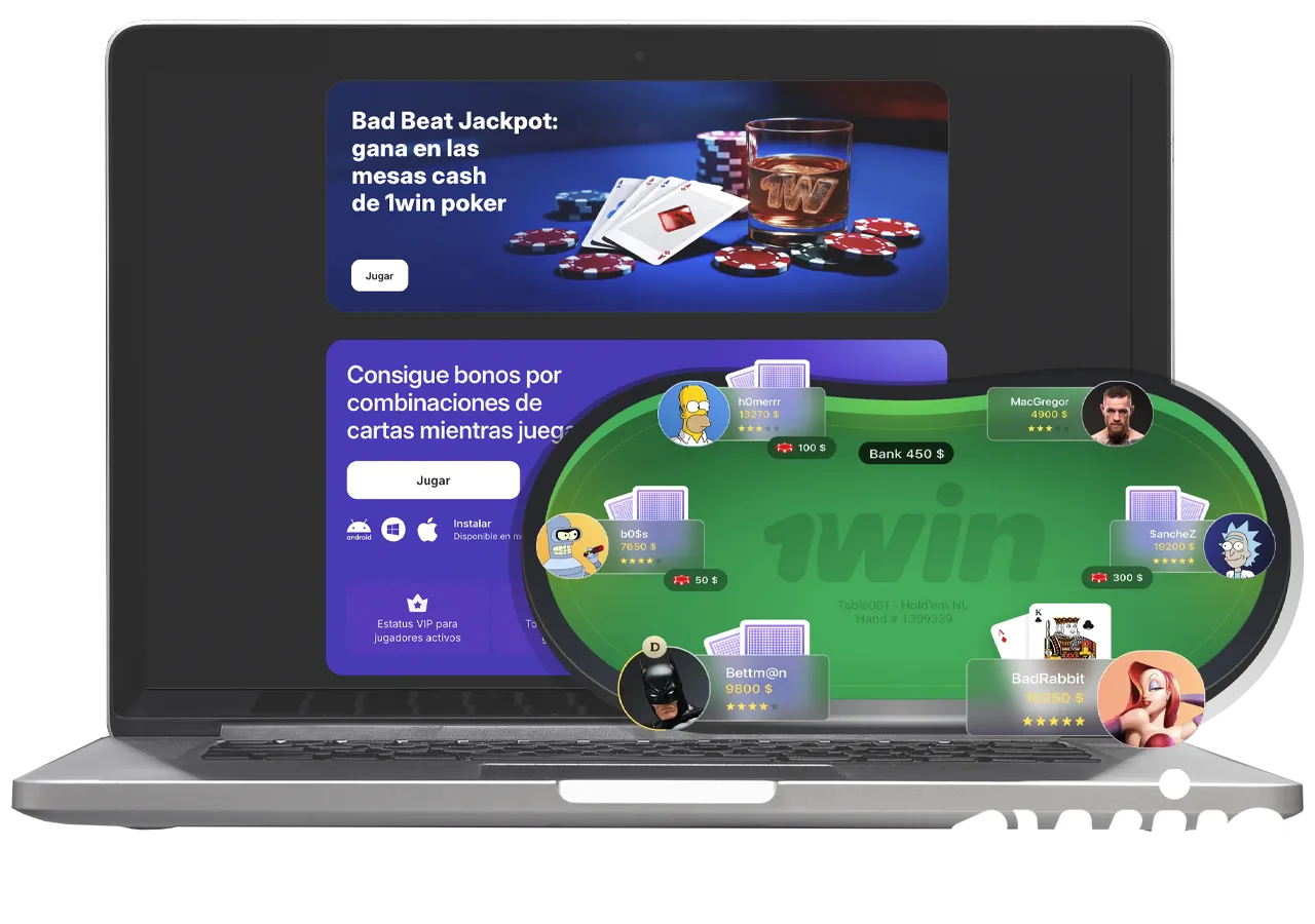 Póquer casino 1Win