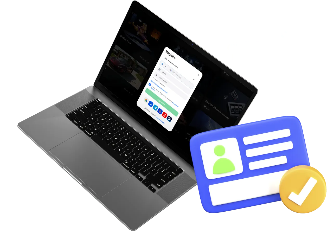 Proceso de registro en 1Win